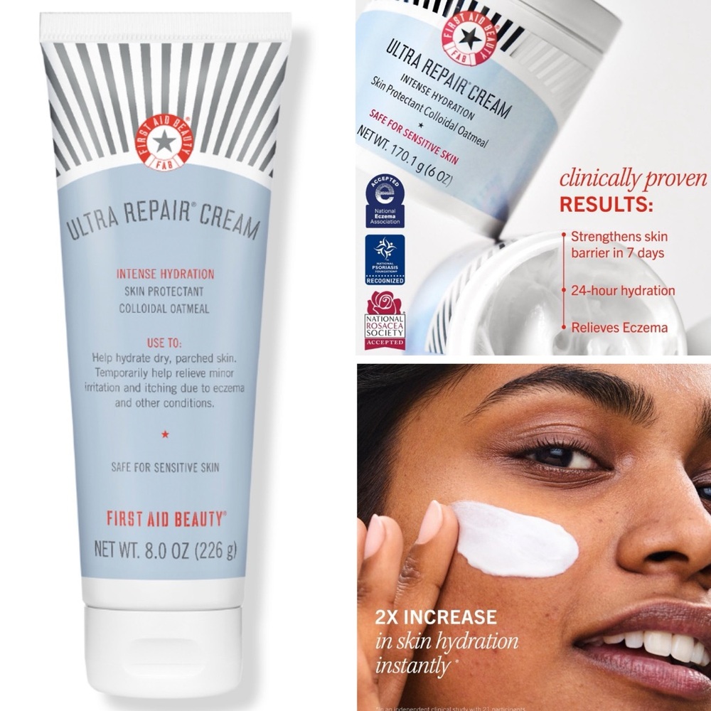 First Aid Beauty Ultra Repair Cream Intense Hydration with Colloidal Oatmeal
